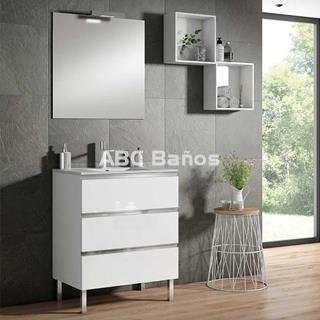 Mueble de baño MONZA (3 cajones) con lavabo - Imagen 1